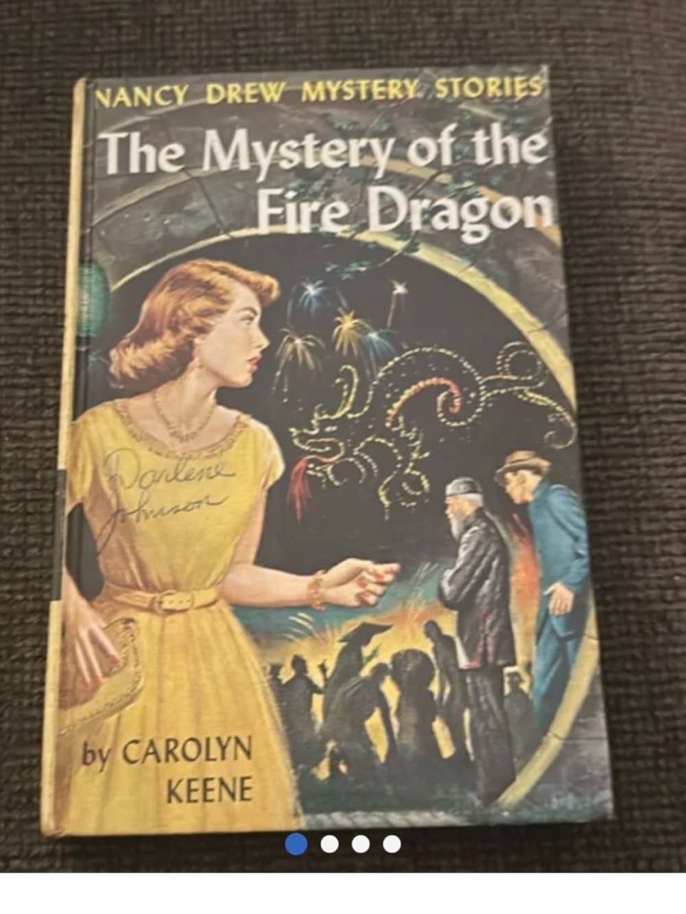 Nancy Drew: The Mystery of the Fire Dragon - Yellow Cover Hardcover
